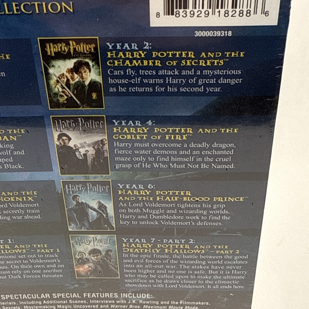 Harry‎ Potter Complete 8-film Collection Blu-ray Daniel Radcliffe NEW - Picture 5 of 7